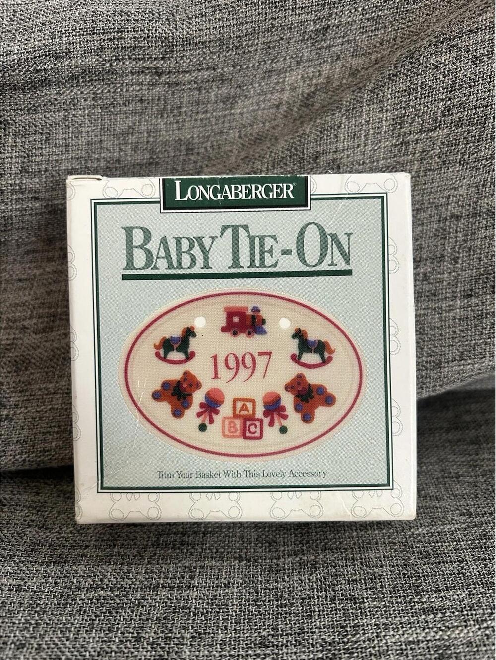 Longaberger Basket Tie On Baby 1997 New in Box